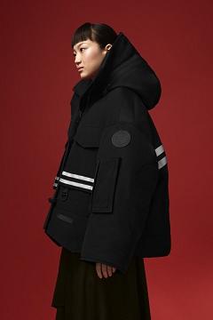 Chamarras Canada Goose Mujer Outlet - Snow Mantra Abrigos Negros ZE7896523